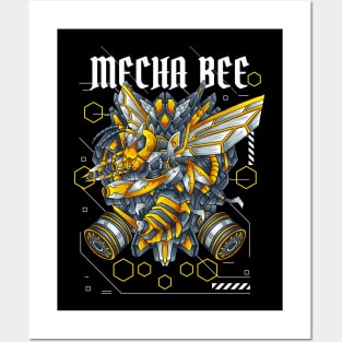 Mecha Bee Posters and Art